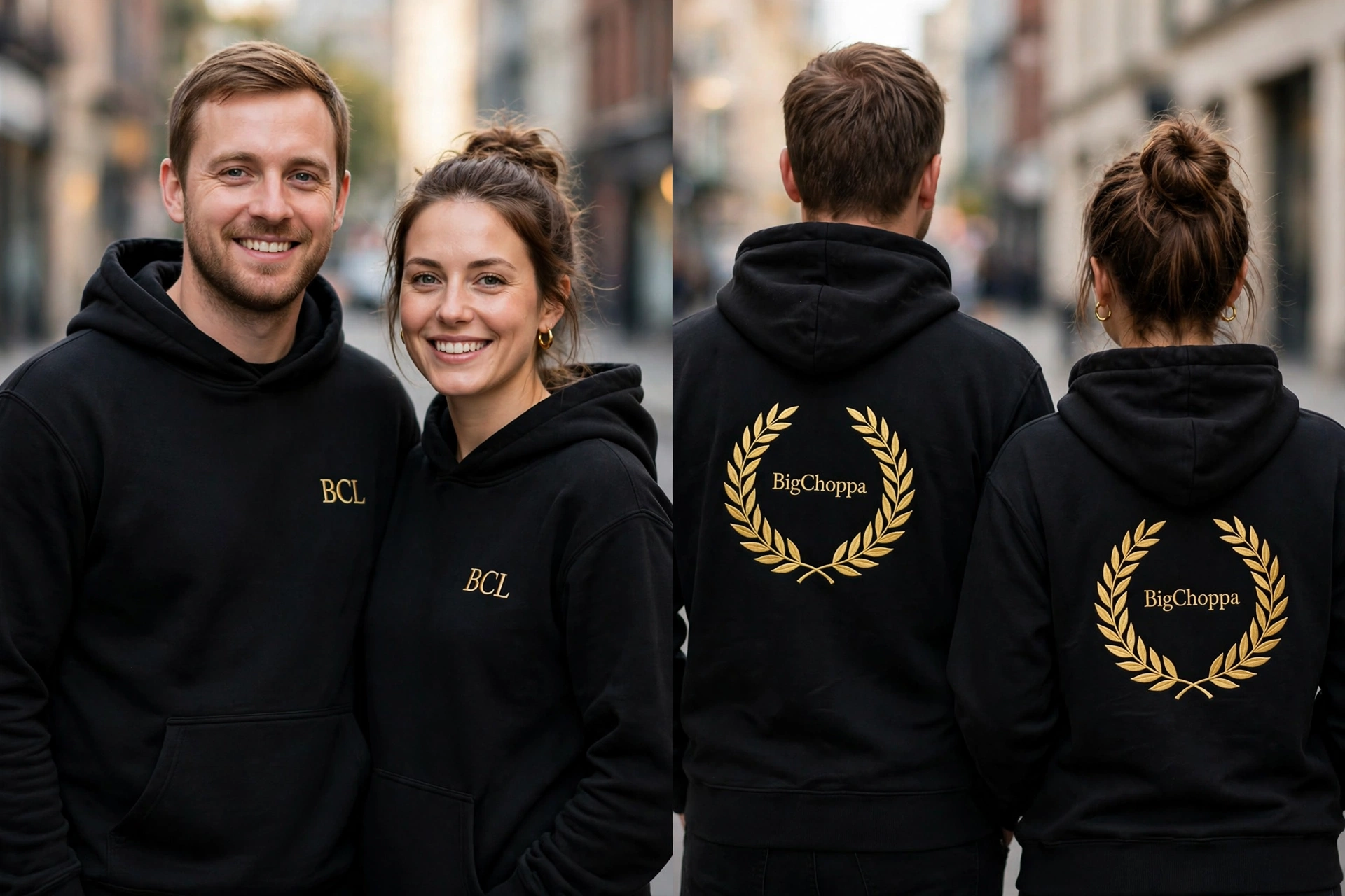 Couple Hoodies — All Black